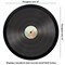 Americanflat 12x12 Vinyl Record Frame with Polished Plexiglass - Black Vinyl Record Storage for Wall Display - Engineered Wood Record Frame for Vinyl Discs